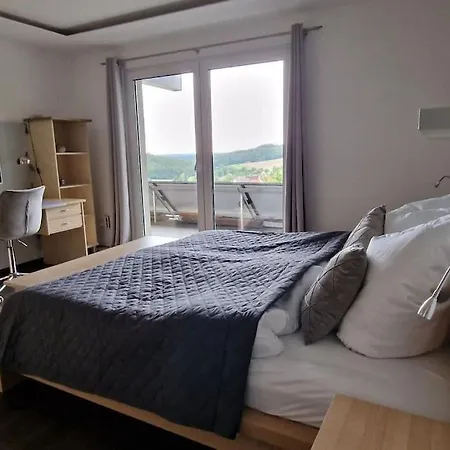 Idyllischen Ferienwohnung Mit Weitblick Und Sauna Schnaittach Exterior foto