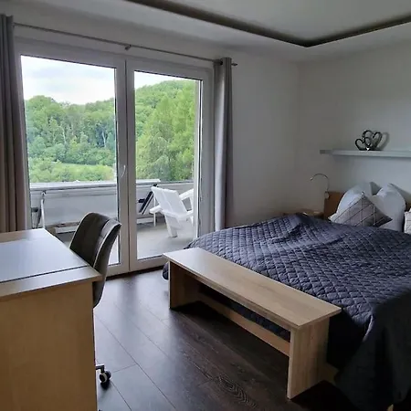 Idyllischen Ferienwohnung Mit Weitblick Und Sauna Schnaittach Exterior foto